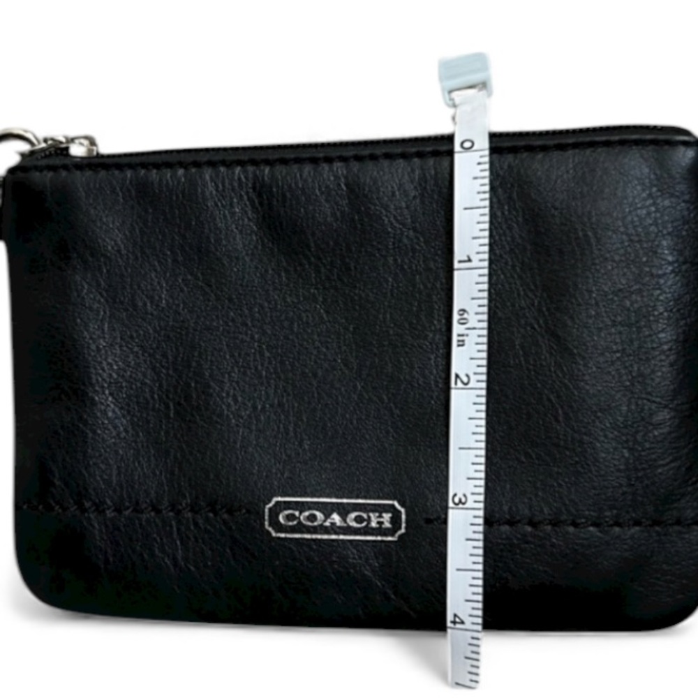 Coach Leather Black Wristlet - Picture 5 of 15